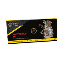 Колекційна модель-конструктор Metal Time Mysterious Mill Млин електронний двоколірна (MT054)
