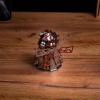 Колекційна модель-конструктор Metal Time Mysterious Mill Млин електронний двоколірна (MT054)