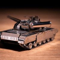 Колекційна модель-конструктор Metal Time Bulat український танк T-64 Булат (MT059)