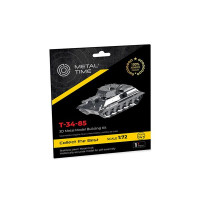 Колекційна модель-конструктор Metal Time Танк T-34/85 (MT071)