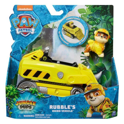 Ігровий набір Paw Patrol Джунглі Автомобіль-трансформер із водієм Кремез (SM17776/0624)