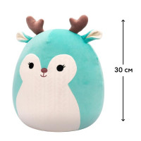 М'яка іграшка Squishmallows Олень Лопсанг 30 см (SQCR06688) М'яка іграшка Squishmallows Олень Лопсанг 30 см (SQCR06688)