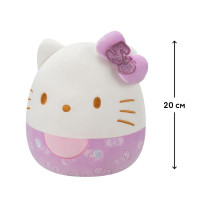 Мяка іграшка Squishmallows Hello Kitty в пурпуровому 20 см (SQSN00499)