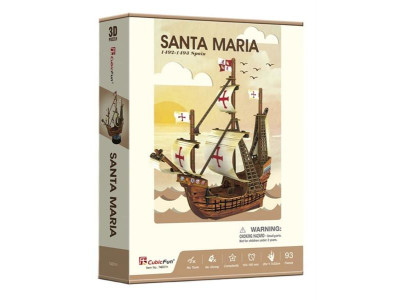 3D пазл CubicFun Санта-Марія (T4031h)