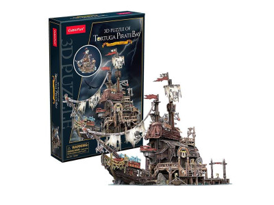 3D пазл CubicFun Піратський корабель Тортуга (T4039h)