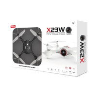 Квадрокоптер Syma з 2,4 ГГц керуванням та FPV-камерою 21 cм білий (X23W) Квадрокоптер Syma з 2,4 ГГц керуванням та FPV-камерою 21 cм білий (X23W)