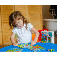 Мозаїка дерев'яна Vladi Toys Зоопарк (ZB2002-02)