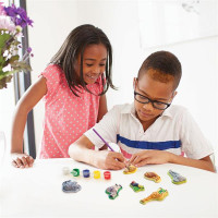 Набір для створення магнітів із гіпсу 4M Зоопарк (00-04775) Набір для створення магнітів із гіпсу 4M Зоопарк (00-04775)