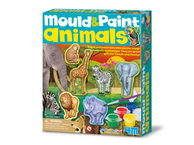 Набір для створення магнітів із гіпсу 4M Зоопарк (00-04775) Набір для створення магнітів із гіпсу 4M Зоопарк (00-04775)