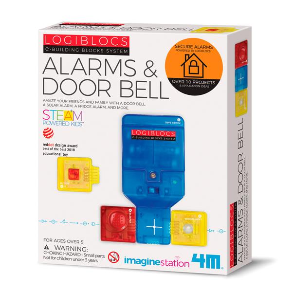 Електронний конструктор 4M Logiblocs Сигнальні пристрої 4 модулі 10 проектів (00-06807) Електронний конструктор 4M Logiblocs Сигнальні пристрої 4 модулі 10 проектів (00-06807)