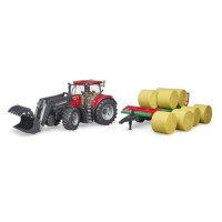 Модель Bruder Трактор Case IH Optum 300CVX із причепом для тюків 1:16 (03198) Модель Bruder Трактор Case IH Optum 300CVX із причепом для тюків 1:16 (03198)