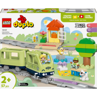 Конструктор LEGO DUPLO Town Інтерактивний пригодницький потяг 57 деталей (10427)