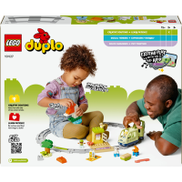 Конструктор LEGO DUPLO Town Інтерактивний пригодницький потяг 57 деталей (10427)