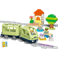 Конструктор LEGO DUPLO Town Інтерактивний пригодницький потяг 57 деталей (10427)