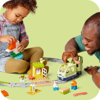 Конструктор LEGO DUPLO Town Інтерактивний пригодницький потяг 57 деталей (10427)
