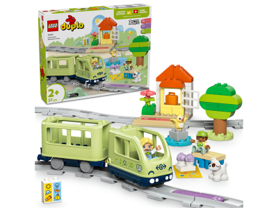 Конструктор LEGO DUPLO Town Інтерактивний пригодницький потяг 57 деталей (10427)