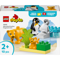 Конструктор LEGO DUPLO Сімейства диких тварин: пінгвіни та леви 10 деталей (10442) Конструктор LEGO DUPLO Сімейства диких тварин: пінгвіни та леви 10 деталей (10442)