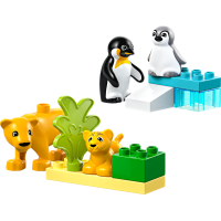 Конструктор LEGO DUPLO Сімейства диких тварин: пінгвіни та леви 10 деталей (10442) Конструктор LEGO DUPLO Сімейства диких тварин: пінгвіни та леви 10 деталей (10442)