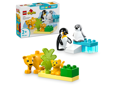 Конструктор LEGO DUPLO Сімейства диких тварин: пінгвіни та леви 10 деталей (10442) Конструктор LEGO DUPLO Сімейства диких тварин: пінгвіни та леви 10 деталей (10442)
