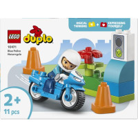 Конструктор LEGO DUPLO Town Синій поліцейський мотоцикл 11 Деталей ( 10471 )
