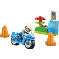 Конструктор LEGO DUPLO Town Синій поліцейський мотоцикл 11 Деталей ( 10471 )