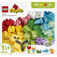 Конструктор LEGO® DUPLO® Classic Коробка кубиків для яскравих творчих збірок Іграшка для концентрації, 80 деталей (10479) Конструктор LEGO® DUPLO® Classic Коробка кубиків для яскравих творчих збірок Іграшка для концентрації, 80 деталей (10479)