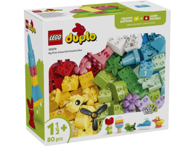 Конструктор LEGO® DUPLO® Classic Коробка кубиків для яскравих творчих збірок Іграшка для концентрації, 80 деталей (10479) Конструктор LEGO® DUPLO® Classic Коробка кубиків для яскравих творчих збірок Іграшка для концентрації, 80 деталей (10479)
