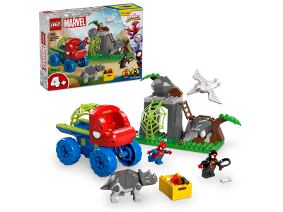 Конструктор LEGO Marvel Павук та його неймовірні друзі Динозаврячий рятувальний транспорт команди Павука 136 деталей (11199) Конструктор LEGO Marvel Павук та його неймовірні друзі Динозаврячий рятувальний транспорт команди Павука 136 деталей (11199)