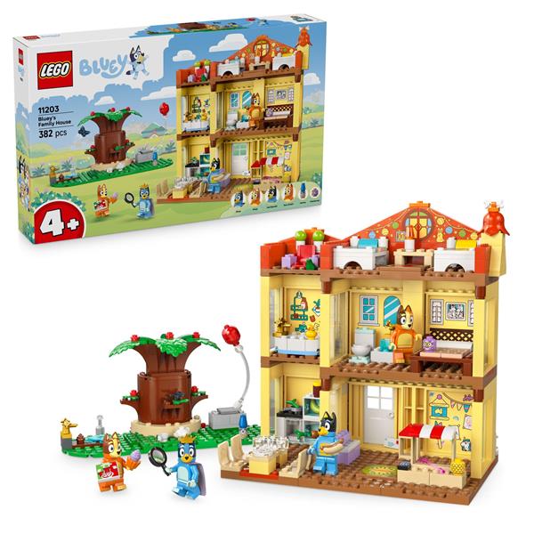 Конструктор LEGO Bluey Родинний дім Блуї 382 деталі (11203)