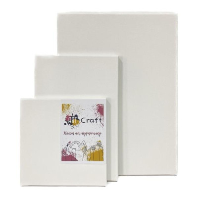 Полотно на підрамнику ArtCraft 40х50 см білий (13003)