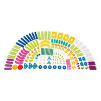 Конструктор Gigo Креативна панель Траси 175 деталей (1404) Конструктор Gigo Креативна панель Траси 175 деталей (1404)