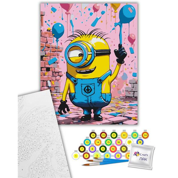 Картина за номерами ArtCraft Міньйон 40х50 см (16121-AC)