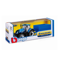 Модель Bburago Farm Трактор New Holland з причепом 1:32 (18-44067)