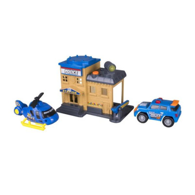 Ігровий набір Road Rippers Mini City Playsets Поліцейське депо (20551) Ігровий набір Road Rippers Mini City Playsets Поліцейське депо (20551)