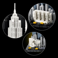 Конструктор LEGO® Architecture Нью-Йорк — «Велике яблуко» Модель, 1465 деталей (21066) Конструктор LEGO® Architecture Нью-Йорк — «Велике яблуко» Модель, 1465 деталей (21066)