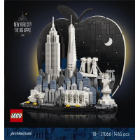 Конструктор LEGO® Architecture Нью-Йорк — «Велике яблуко» Модель, 1465 деталей (21066) Конструктор LEGO® Architecture Нью-Йорк — «Велике яблуко» Модель, 1465 деталей (21066)