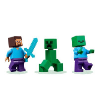 Конструктор LEGO Minecraft Будинок з вибухівки в джунглях 287 деталей (21275)