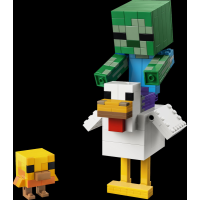Конструктор LEGO® Minecraft™ Курячий Жокей Конструктор Декор (21582) Конструктор LEGO® Minecraft™ Курячий Жокей Конструктор Декор (21582)