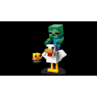 Конструктор LEGO® Minecraft™ Курячий Жокей Конструктор Декор (21582) Конструктор LEGO® Minecraft™ Курячий Жокей Конструктор Декор (21582)