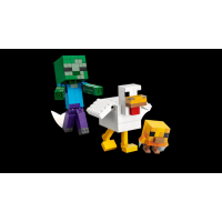 Конструктор LEGO® Minecraft™ Курячий Жокей Конструктор Декор (21582) Конструктор LEGO® Minecraft™ Курячий Жокей Конструктор Декор (21582)