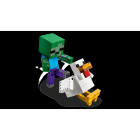 Конструктор LEGO® Minecraft™ Курячий Жокей Конструктор Декор (21582) Конструктор LEGO® Minecraft™ Курячий Жокей Конструктор Декор (21582)