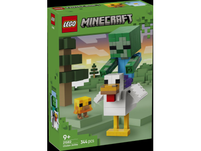 Конструктор LEGO® Minecraft™ Курячий Жокей Конструктор Декор (21582) Конструктор LEGO® Minecraft™ Курячий Жокей Конструктор Декор (21582)