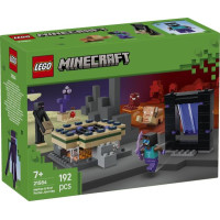 Конструктор LEGO Minecraft Подорож до Нижнього світу та Порталу до Краю 192 Деталі (21584)