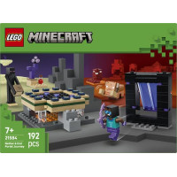 Конструктор LEGO Minecraft Подорож до Нижнього світу та Порталу до Краю 192 Деталі (21584)