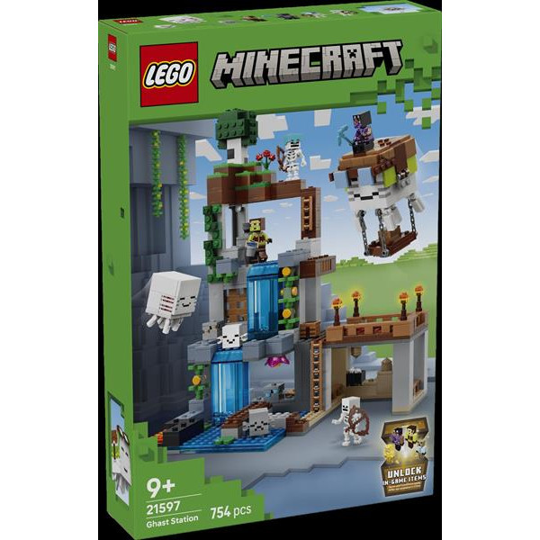 Конструктор LEGO® Minecraft™ Станція ґастів Геймерська іграшка для сюжетної гри, 754 деталі (21597)