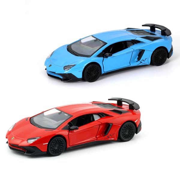 Автомодель - LAMBORGHINI AVENTADOR (червоний, синій) Автомодель - LAMBORGHINI AVENTADOR (червоний, синій)