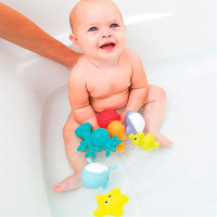 Набір іграшок для ванної Infantino Морські друзі 8 в 1 (305031)