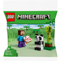 Конструктор LEGO Minecraft Стів і малюк-панда 35 деталей (30672)