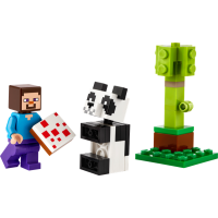 Конструктор LEGO Minecraft Стів і малюк-панда 35 деталей (30672)