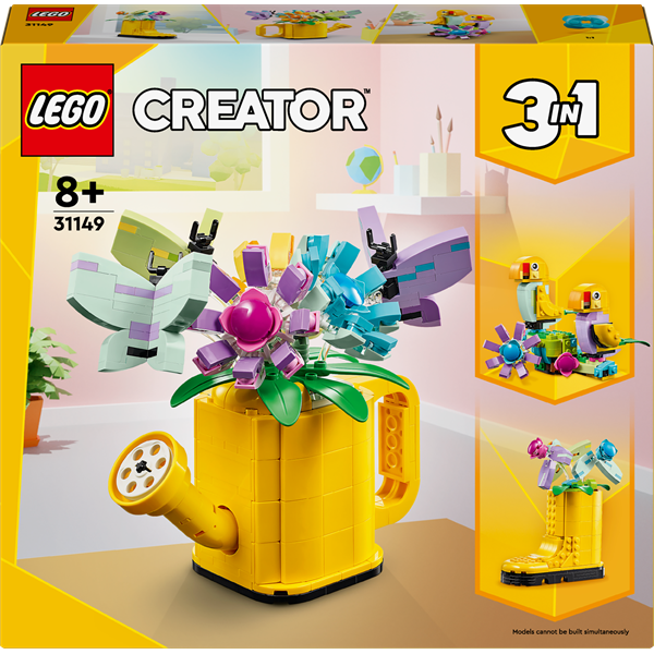 Конструктор LEGO Creator Квіти в лійці 420 деталей (31149)